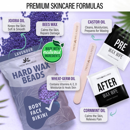 Tress Wellness Beginner's Waxing Kit