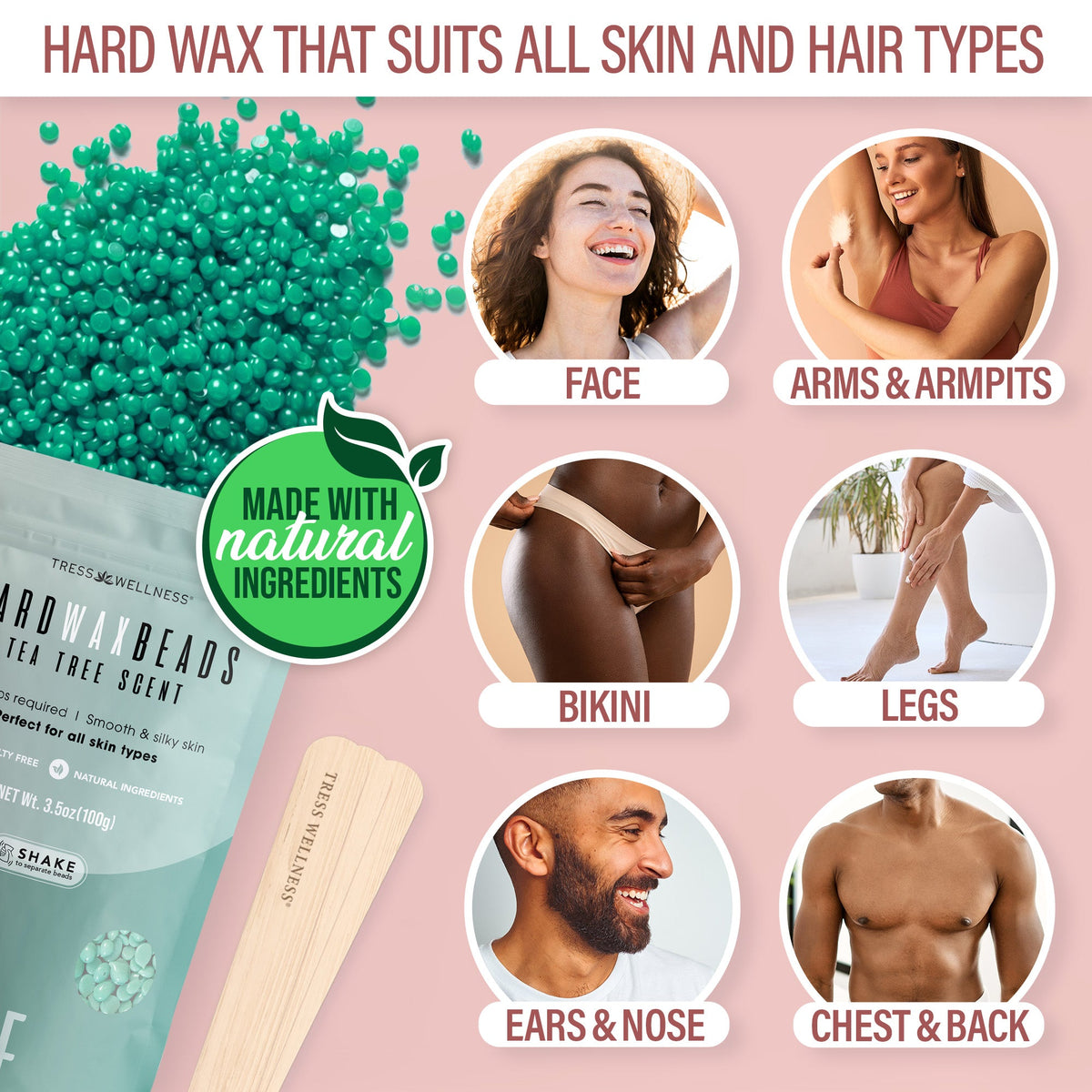 Tress Wellness Beginner's Waxing Kit
