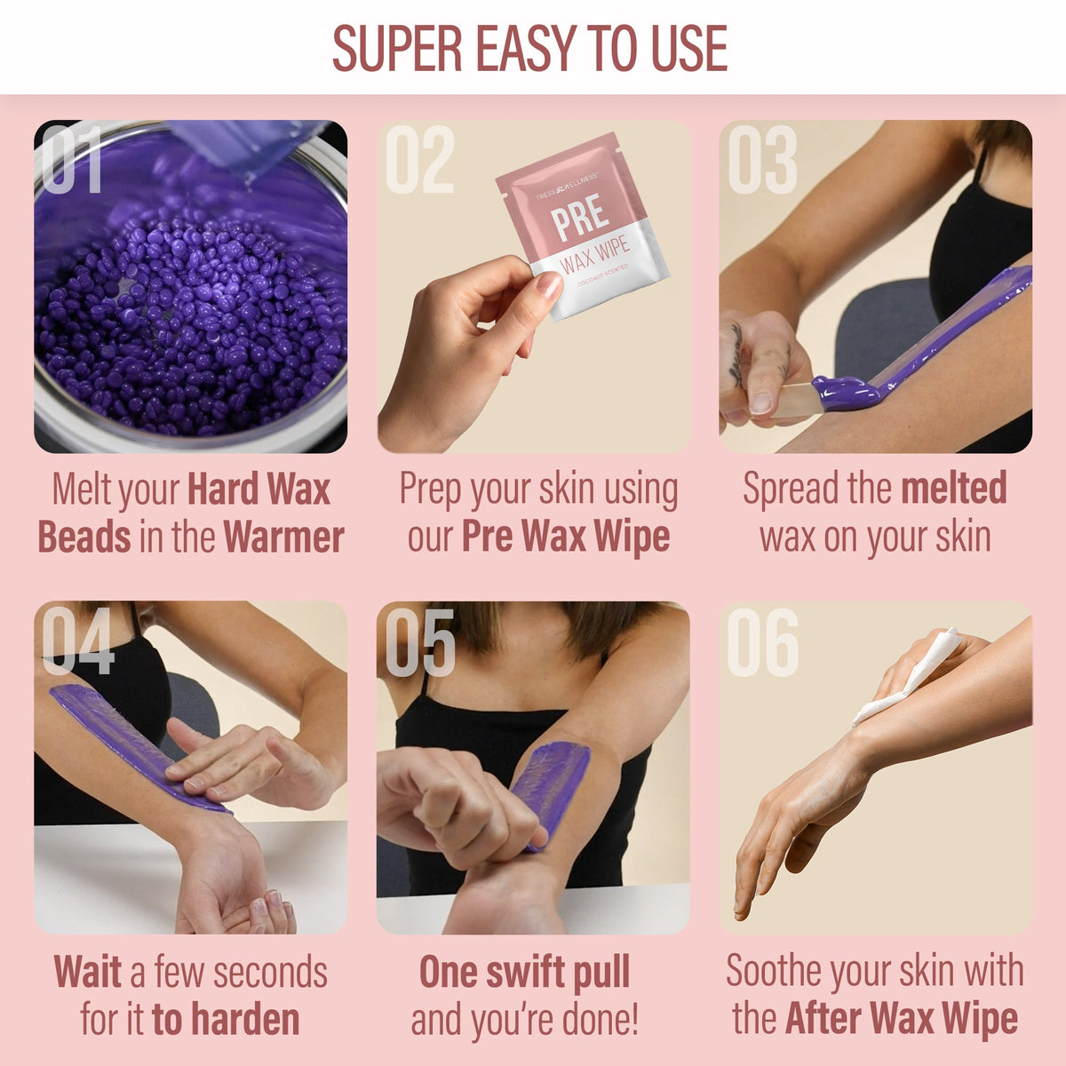 Tress Wellness Beginner's Waxing Kit