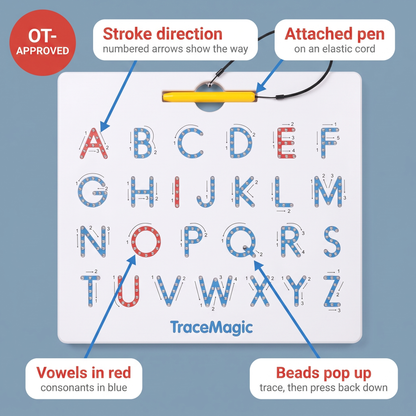 TraceMagic Magnetic Alphabet Tracing Board
